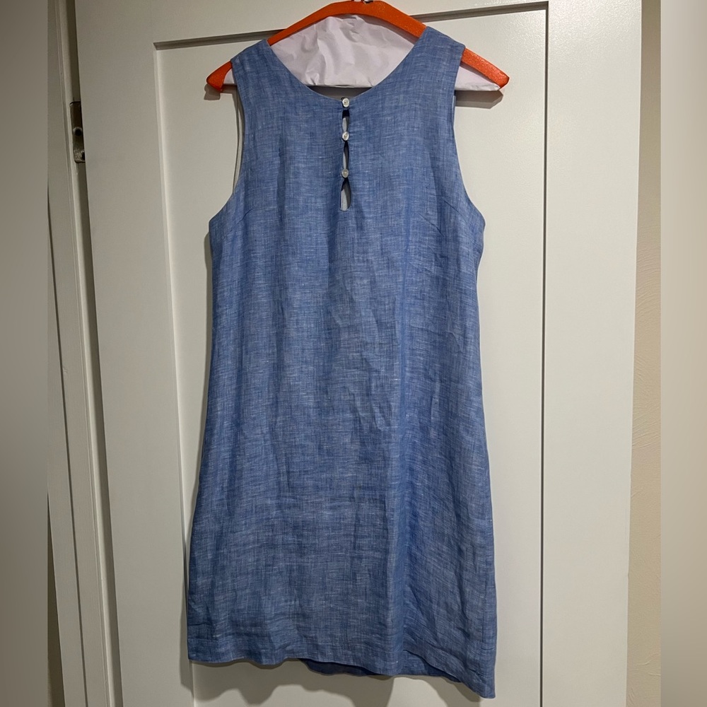 Women’s - Island Company - Blue linen dress - Sz Sm